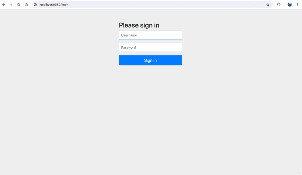 localhost: 8080